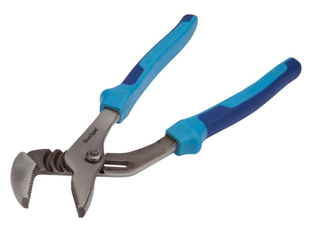 BlueSpot Heavy-Duty Water Pump Pliers 300mm Carbon Steel Soft Grip Handles