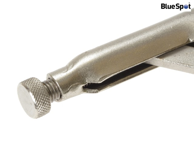 BlueSpot Tools 254mm Locking Pliers Curved Jaws Adjustable Quick Release