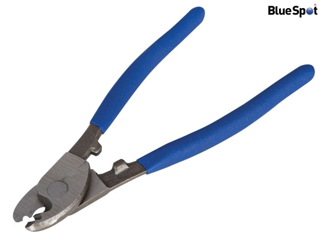 BlueSpot Tools 200mm Cable Cutters Heat Treated Steel PVC Grip Handles
