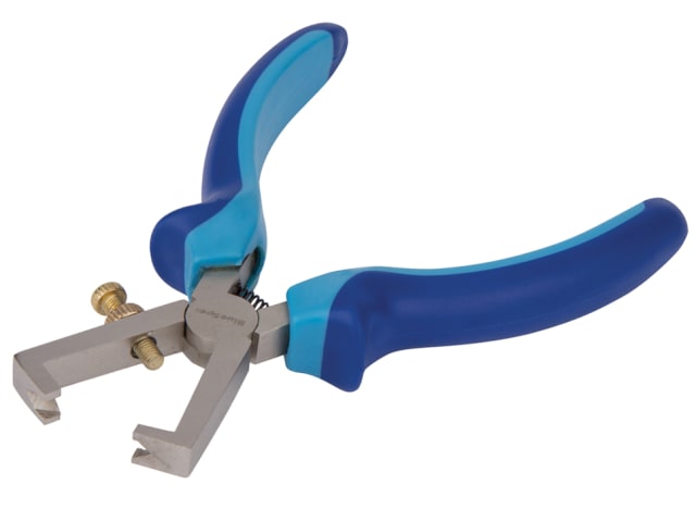 BlueSpot Tools Wire Stripping Pliers 150mm Durable Steel Soft Grip Handles