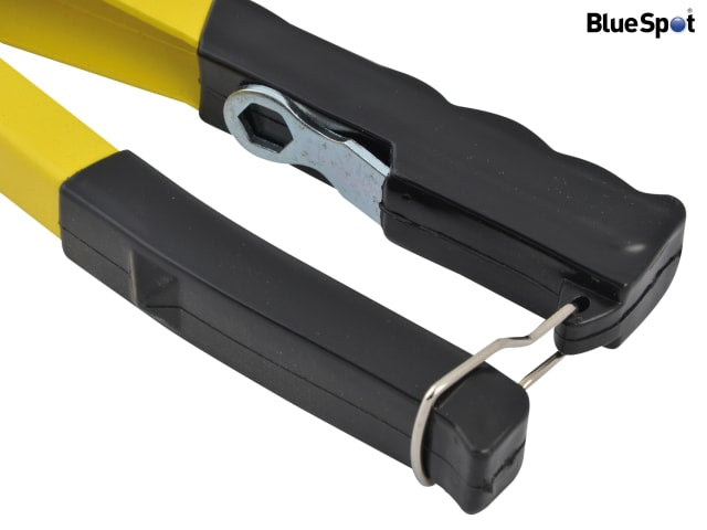 BlueSpot Hand Rivet Gun Kit with 60 Rivets and 4 Nozzle Sizes for DIY Use