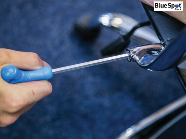 BlueSpot Tools 10 Piece Metric T-Handle Hex Key Set with Ergonomic Grip
