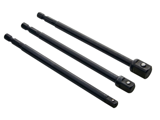 BlueSpot Tools 3 Piece Impact Socket Adaptor Set Chrome Vanadium Steel