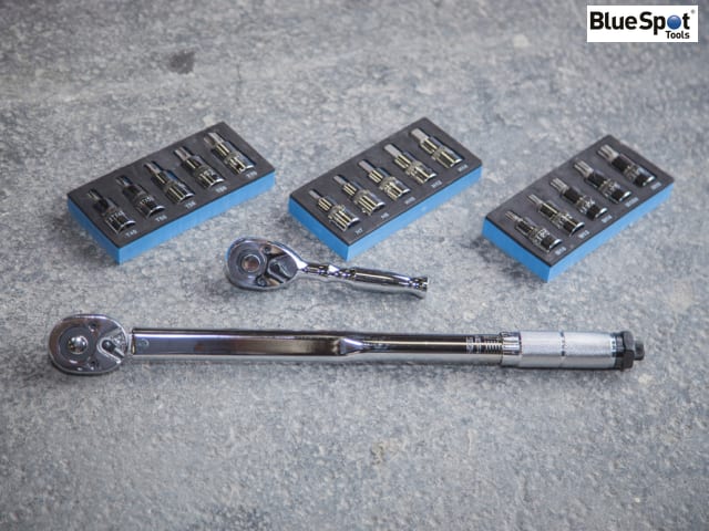 BlueSpot Tools 2005 Torque Wrench 1/2in Drive 40-210Nm with Storage Case