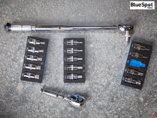 BlueSpot Tools 2005 Torque Wrench 1/2in Drive 40-210Nm with Storage Case