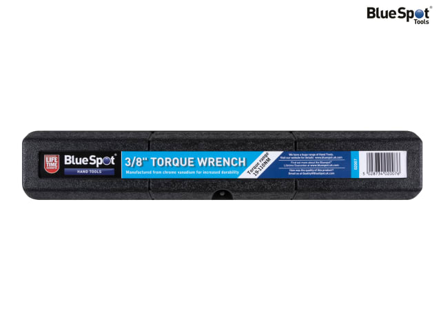 BlueSpot Tools 2007 3/8in Drive Torque Wrench 19-110Nm with Storage Case