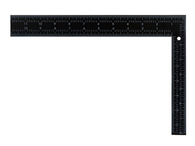 BlueSpot Tools Framing Square 300 x 200mm Carbon Steel for Carpentry Roofing