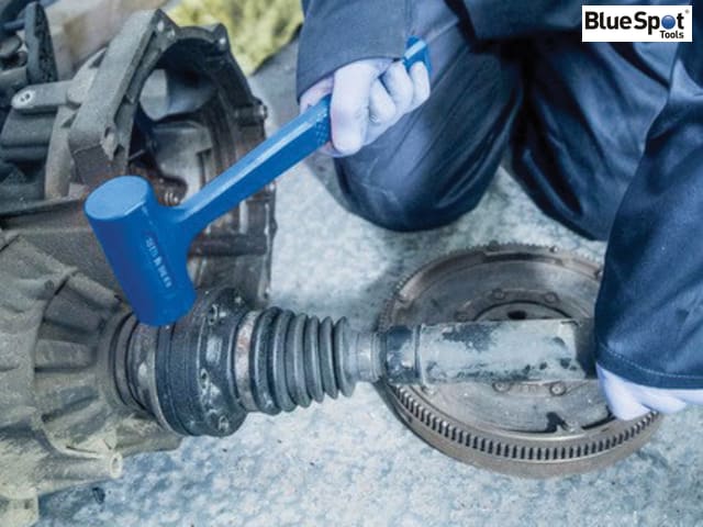 BlueSpot Tools 720g Dead Blow Hammer Soft Face Textured Grip Ideal for Wood