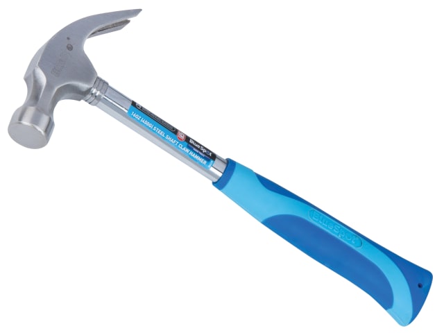 BlueSpot Tools 450g Claw Hammer Steel Shaft Contoured Handle Shock Absorbent