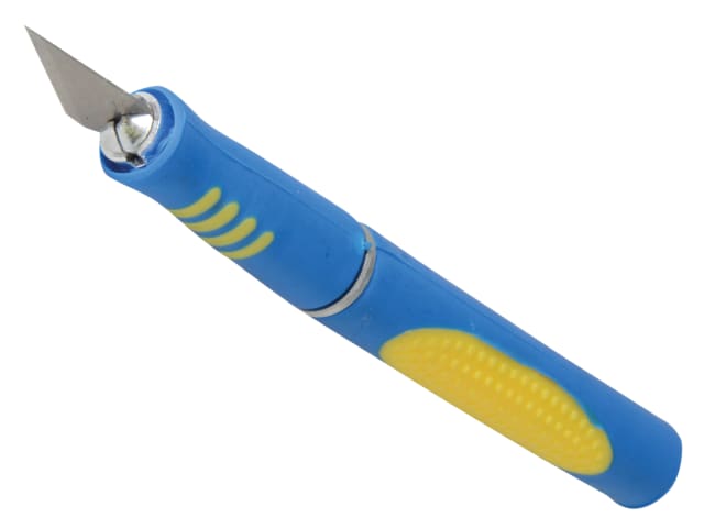 BlueSpot Tools Soft Grip Precision Knife Set with 5 SK5 Blades for Crafts