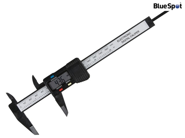 BlueSpot Digital Vernier Caliper 150mm 6in LCD Display Metric Imperial Measuring