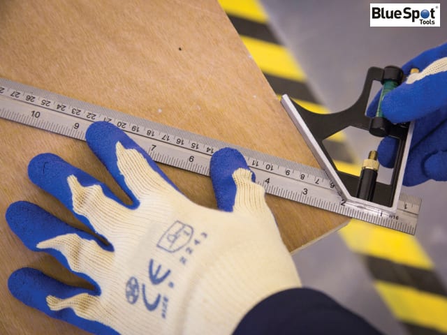 BlueSpot Tools 300mm Combination Square with Spirit Level and Scriber
