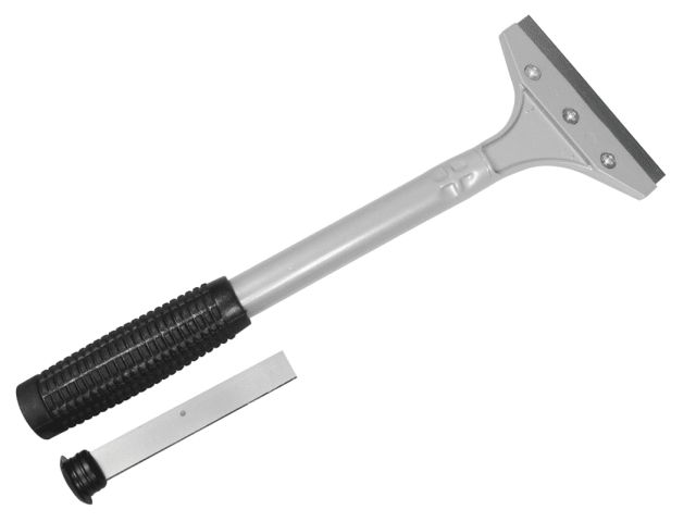 BlueSpot Heavy-Duty Long Handled Scraper with Aluminium Head and 2 Spare Blades
