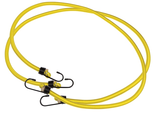 BlueSpot Tools Bungee Cords 120cm 48in Heavy-Duty 2 Piece Set with Hooks
