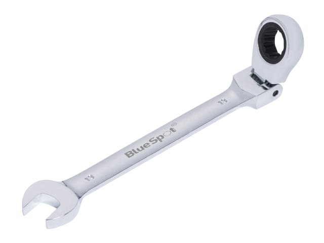 BlueSpot 13mm Flexible Head Ratchet Spanner 180Â° Chrome Vanadium Steel
