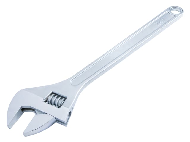 BlueSpot Tools 590mm Adjustable Wrench Chrome Plated Carbon Steel 62mm Jaw