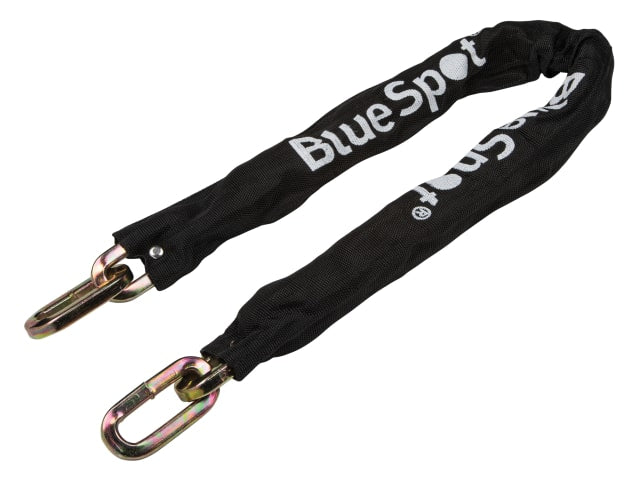 BlueSpot Tools 3ft Square Link Chain 10mm Hardened Steel with Nylon Sheath