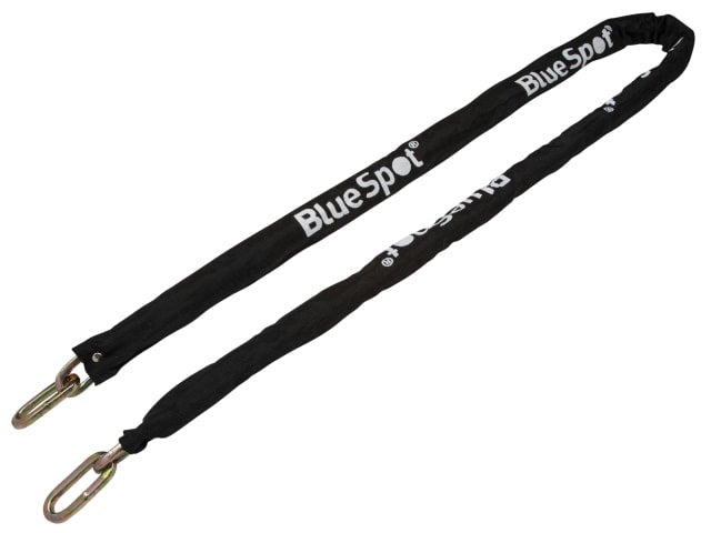 BlueSpot 6ft Square Link Chain 10mm Hardened Steel with Nylon Sheath