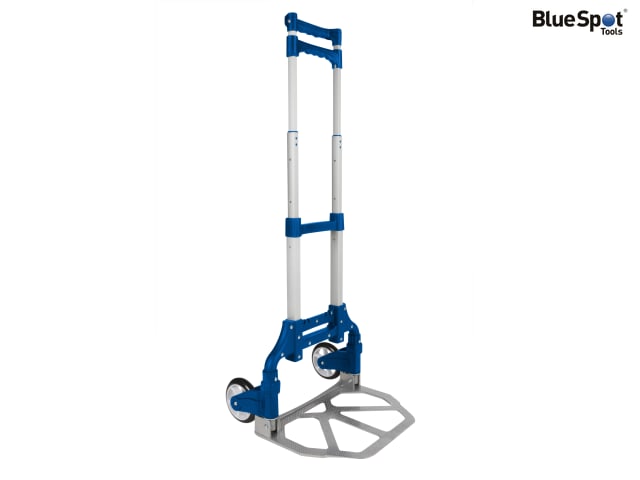 BlueSpot Tools Easy Wheeler Folding Trolley Adjustable Handle 70kg Load Capacity