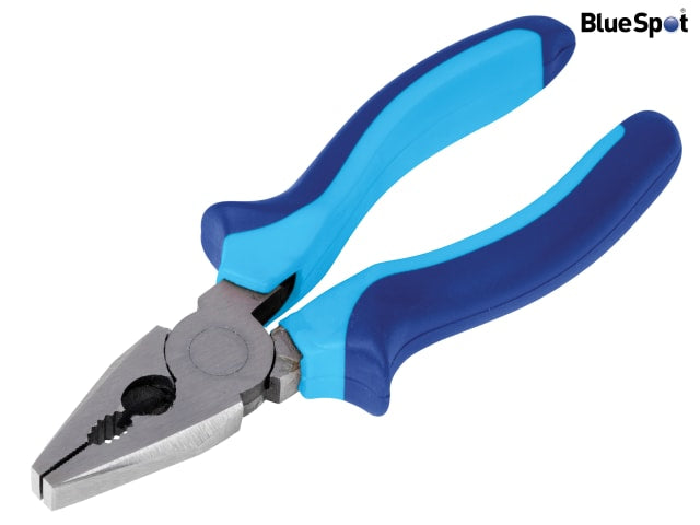 BlueSpot Tools 150mm Combination Pliers Soft Grip Vinyl Handles Durable Steel