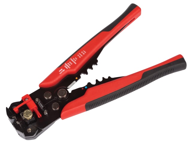 BlueSpot Auto Wire Crimper and Stripper Adjustable Length for Flat Round Wires