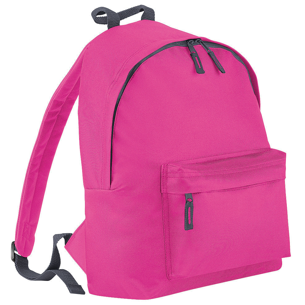 Bagbase Junior Fashion Backpack 12L Padded Straps Zippered Pocket Grab Handle