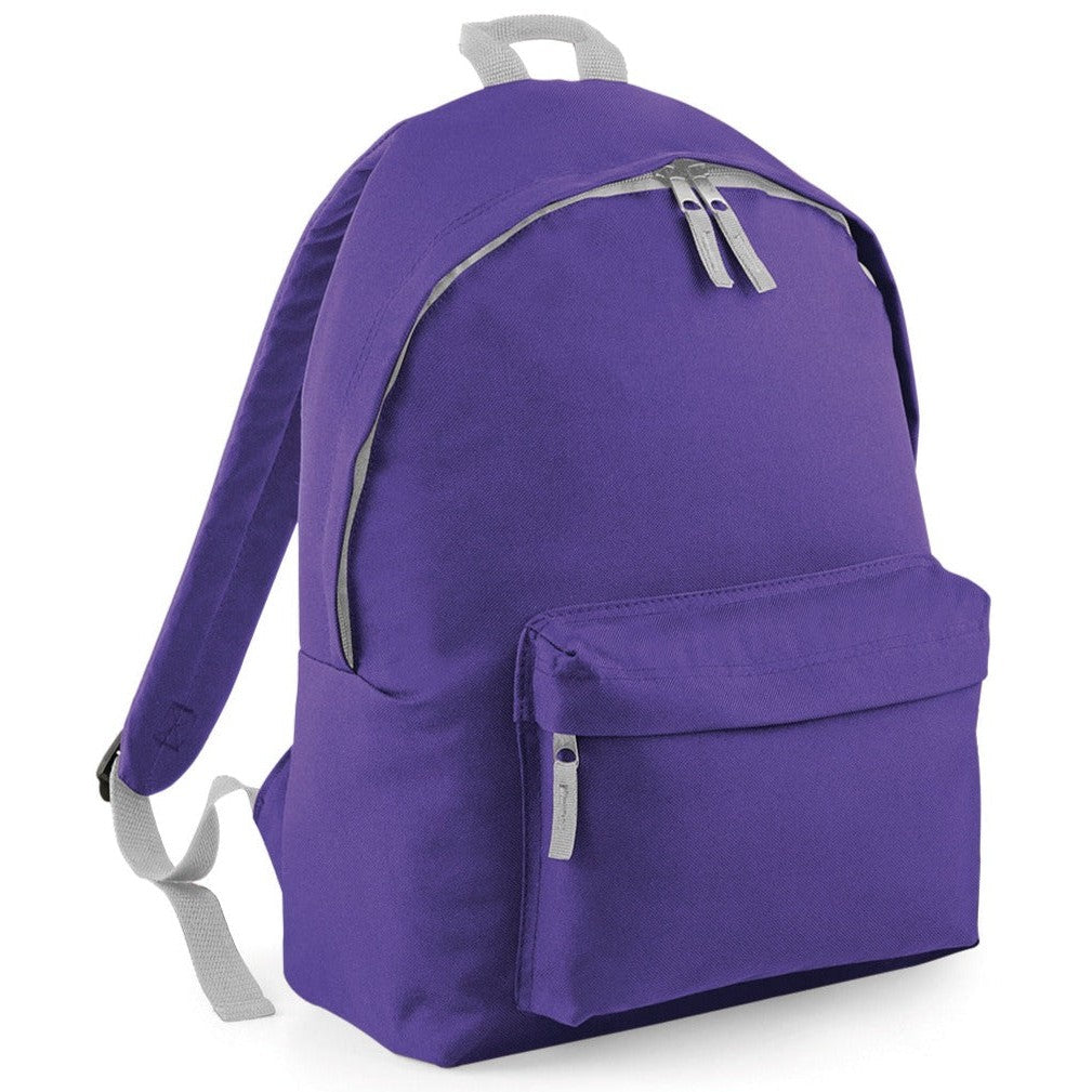 Bagbase Junior Fashion Backpack 12L Padded Straps Zippered Pocket Grab Handle