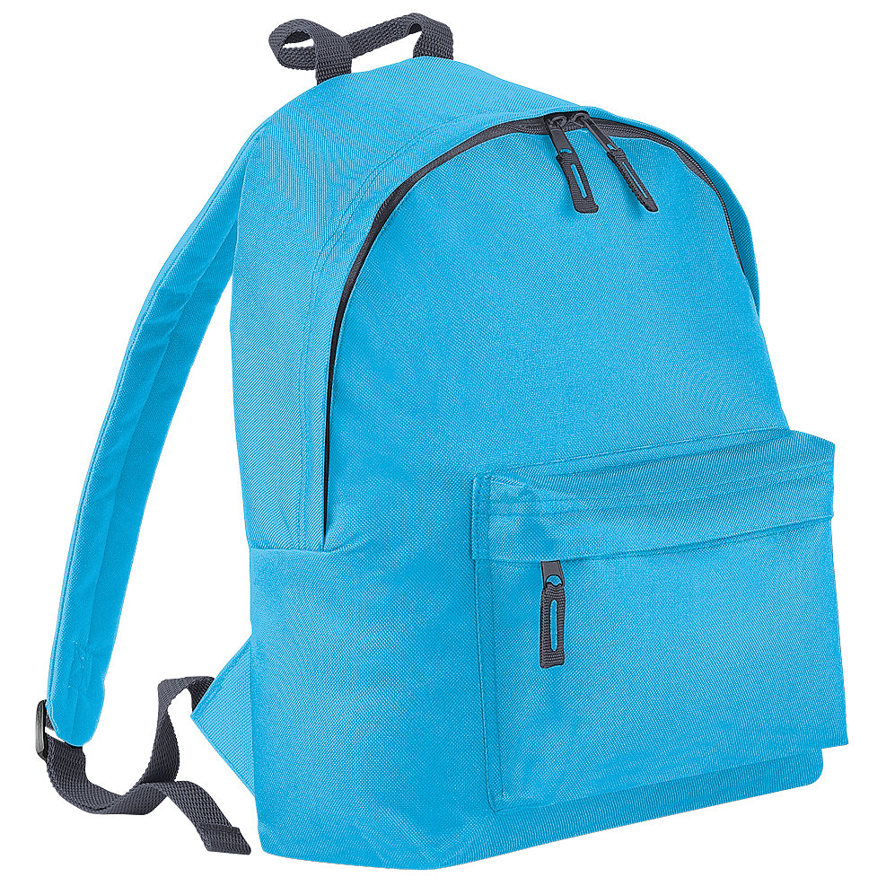 Bagbase Junior Fashion Backpack 12L Padded Straps Zippered Pocket Grab Handle
