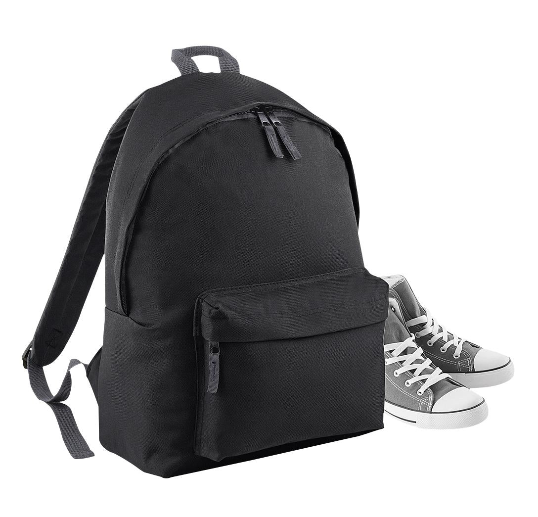 Bagbase Maxi Fashion Backpack 22L Padded Straps TearAway Label Zip Pocket
