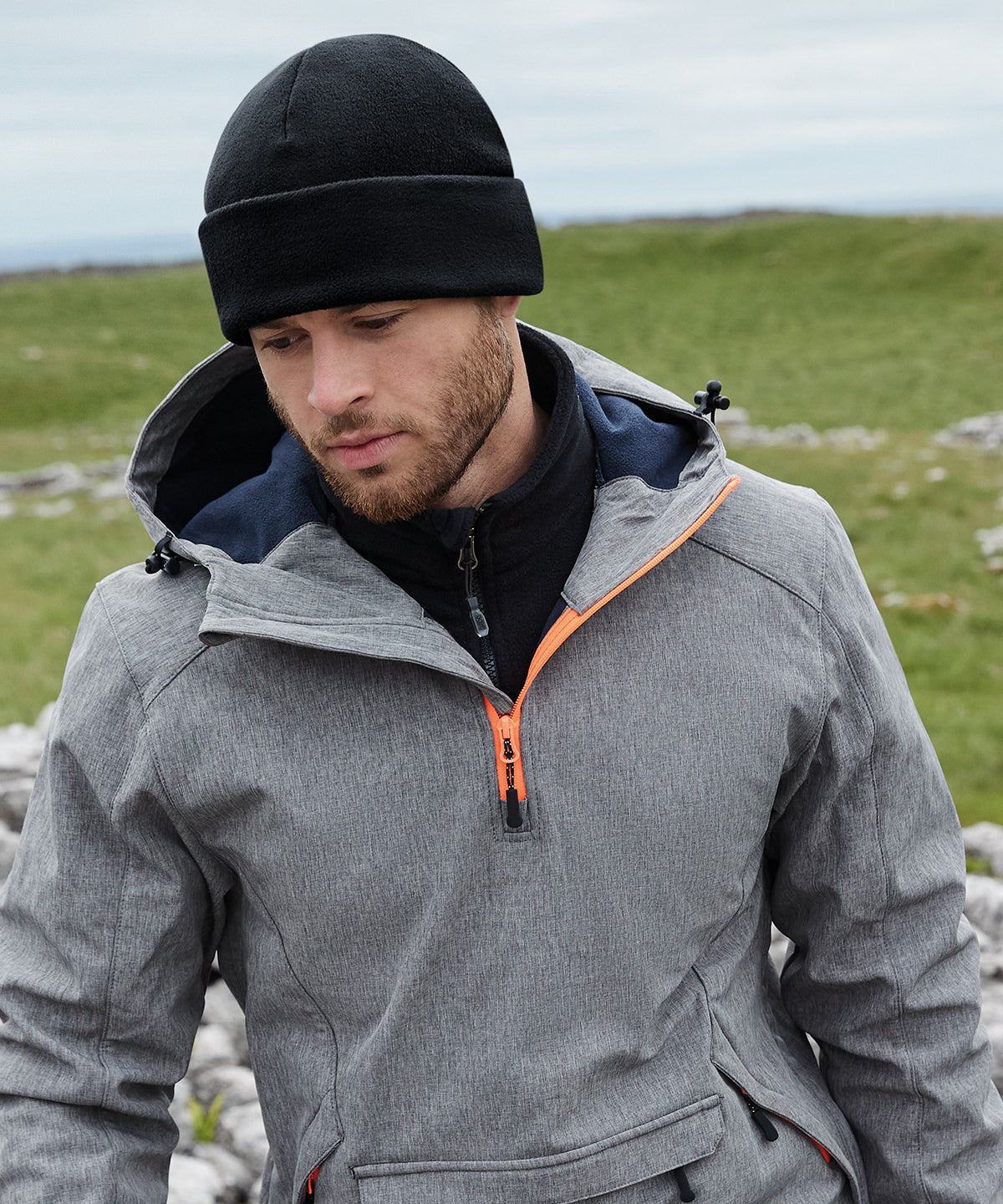 Beechfield Recycled Fleece Cuffed Beanie 100% GRS Certified Eco-Friendly Warmth