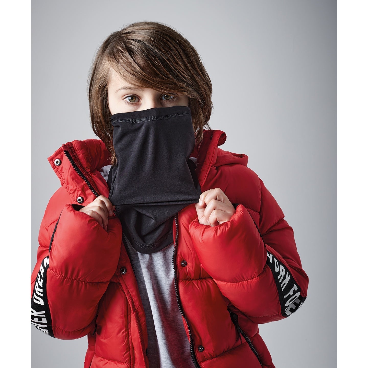 Beechfield Junior Softshell Neck Warmer Windproof Lightweight Quick-Drying