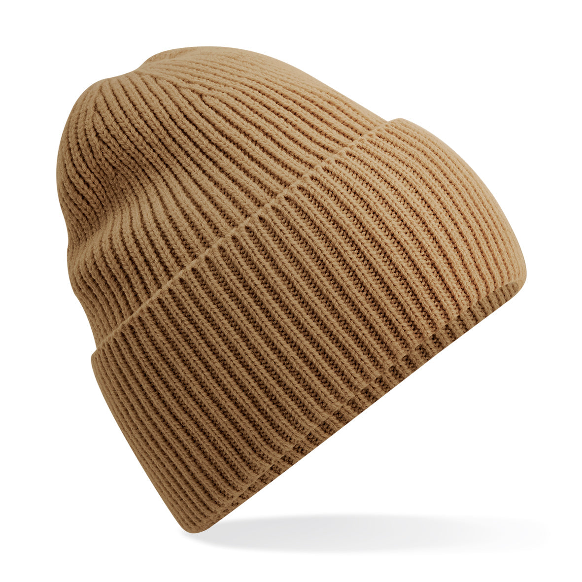 Beechfield Oversized Cuffed Beanie Soft Ribbed Knit Eco-Friendly Design