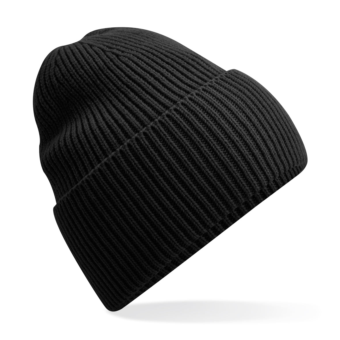 Beechfield Oversized Cuffed Beanie Soft Ribbed Knit Eco-Friendly Design