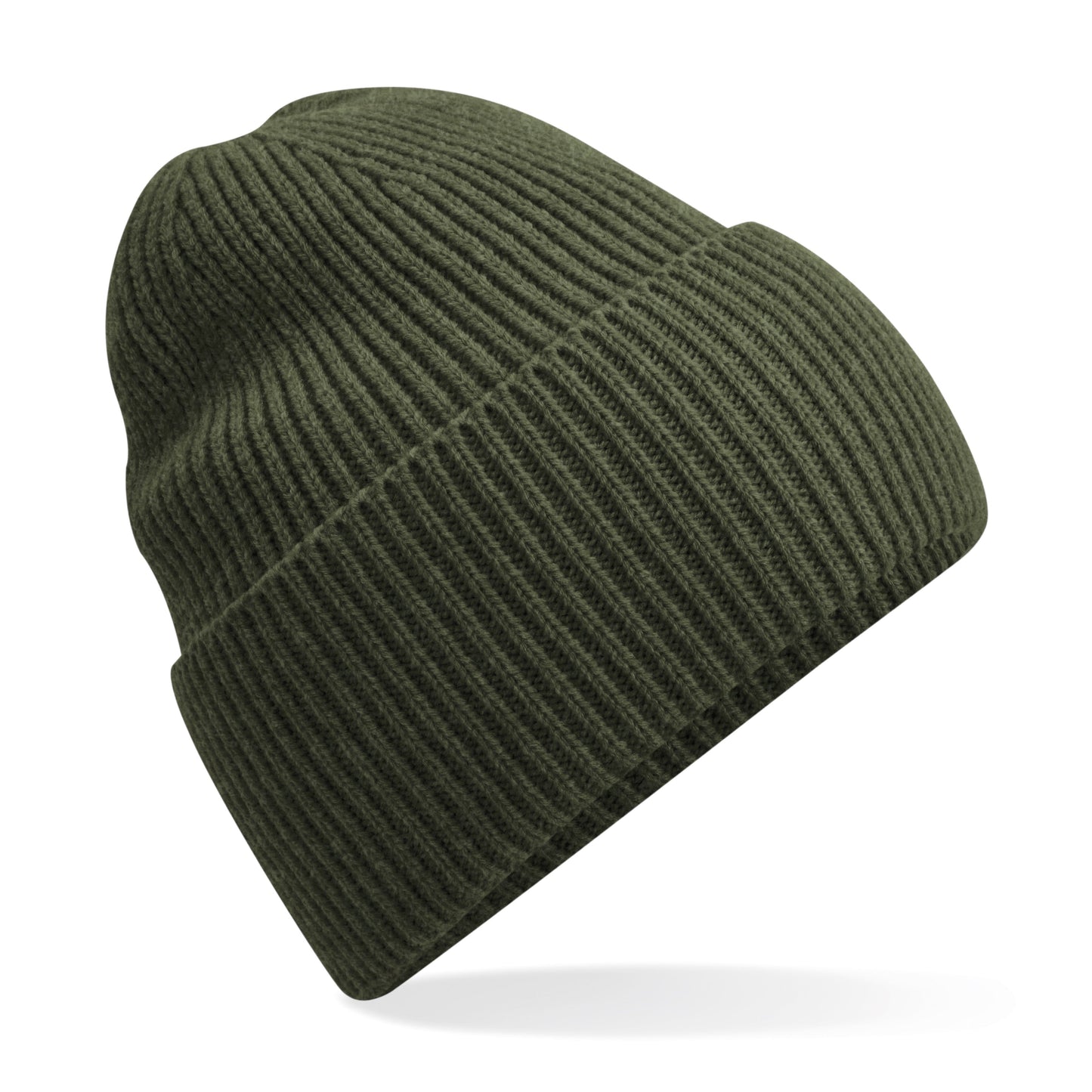 Beechfield Oversized Cuffed Beanie Soft Ribbed Knit Eco-Friendly Design