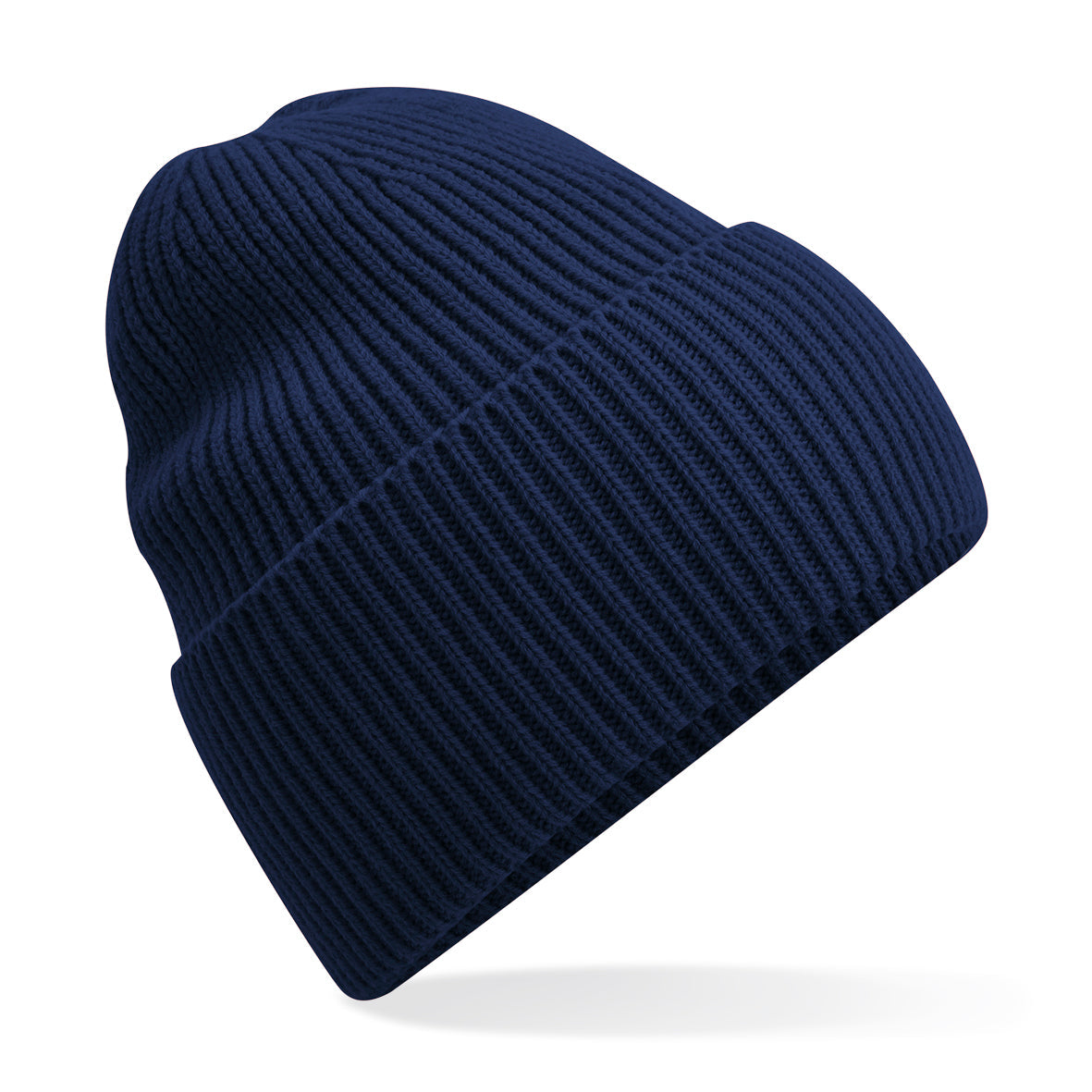 Beechfield Oversized Cuffed Beanie Soft Ribbed Knit Eco-Friendly Design