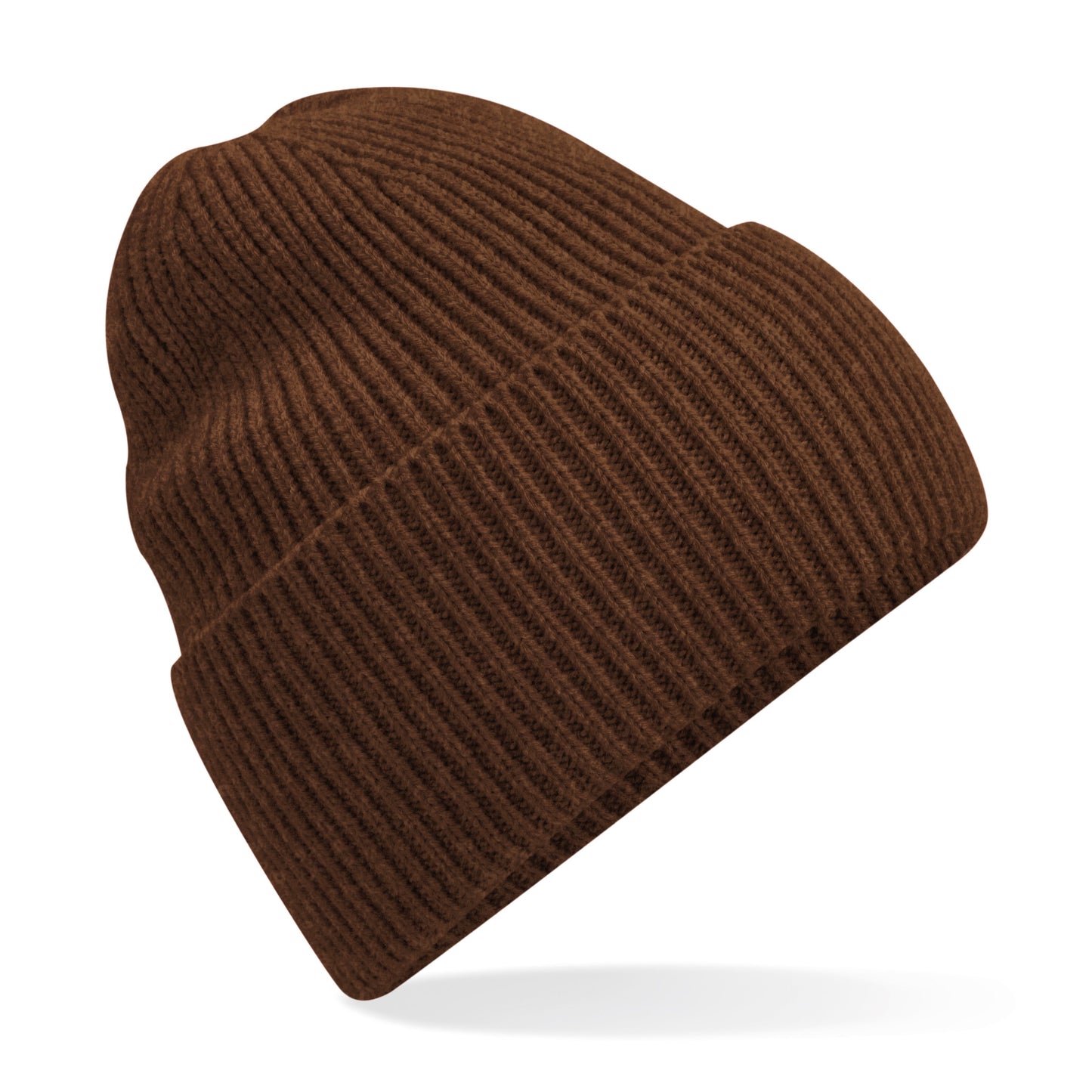 Beechfield Oversized Cuffed Beanie Soft Ribbed Knit Eco-Friendly Design