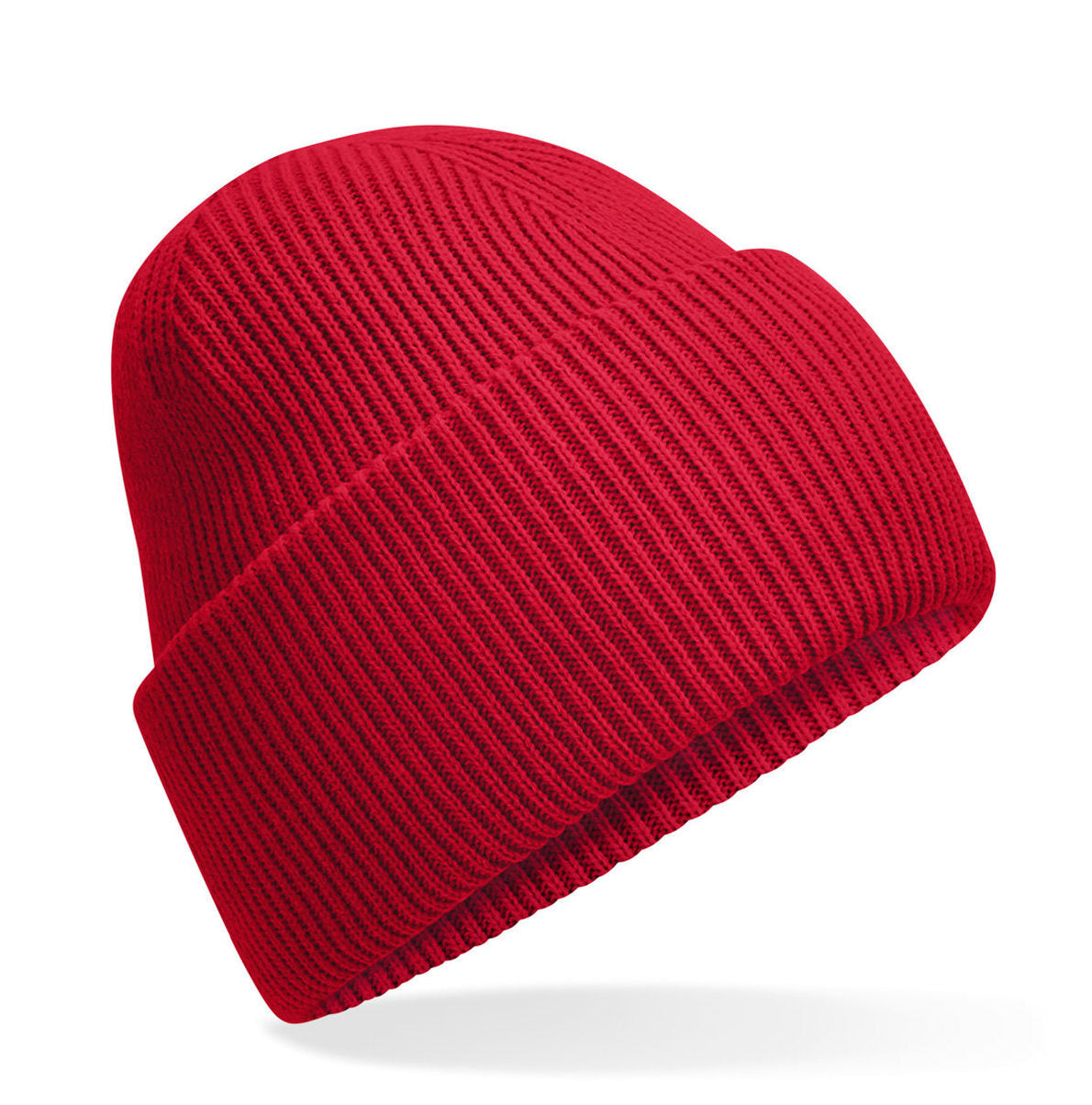 Beechfield Classic Deep-Cuffed Beanie 100% Recycled Polyester Ribbed Knit