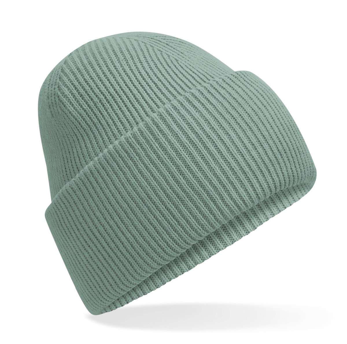 Beechfield Classic Deep-Cuffed Beanie 100% Recycled Polyester Ribbed Knit