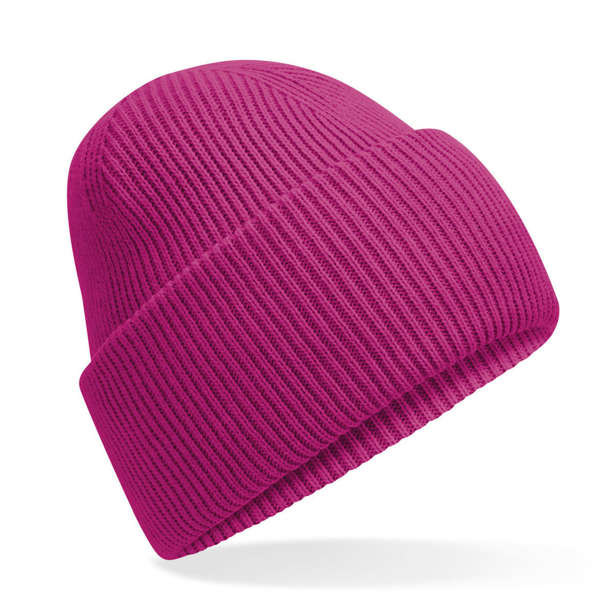 Beechfield Classic Deep-Cuffed Beanie 100% Recycled Polyester Ribbed Knit