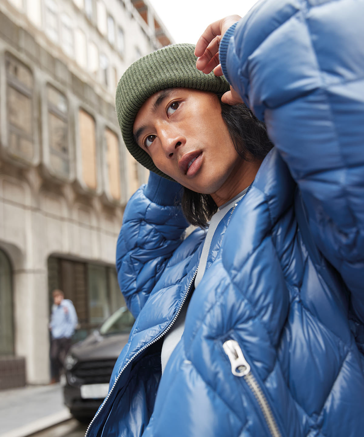 Beechfield Classic Deep-Cuffed Beanie 100% Recycled Polyester Ribbed Knit