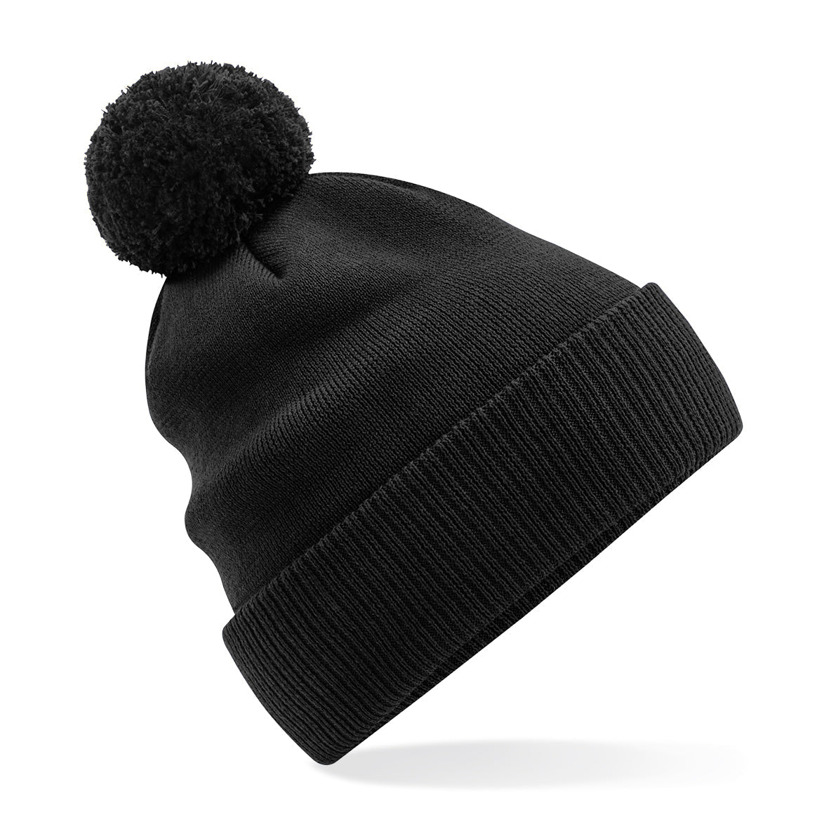 Beechfield Organic Cotton Snowstar Beanie Double-Layered with Pom Pom