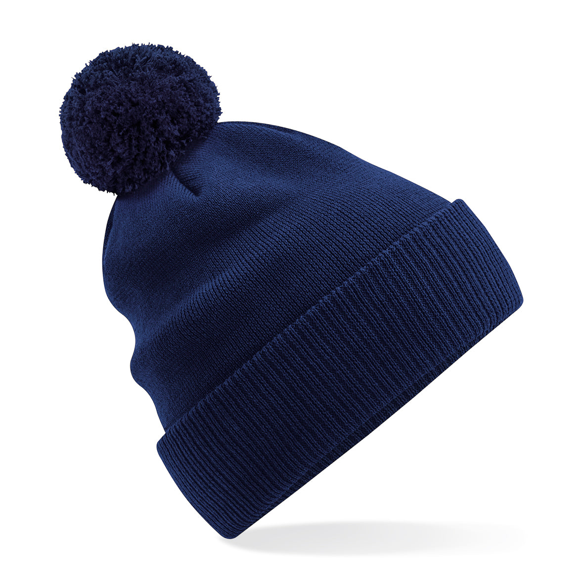 Beechfield Organic Cotton Snowstar Beanie Double-Layered with Pom Pom