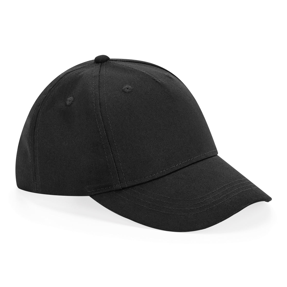Beechfield Junior Organic Cotton 5-Panel Cap Adjustable Snapback Kids Hat
