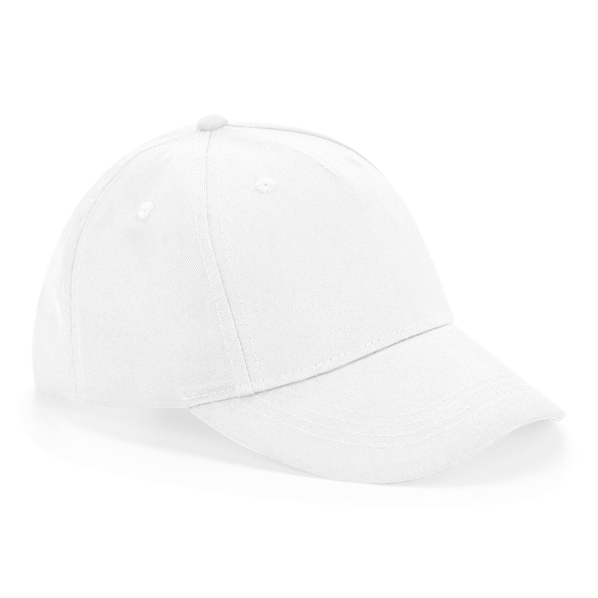 Beechfield Junior Organic Cotton 5-Panel Cap Adjustable Snapback Kids Hat