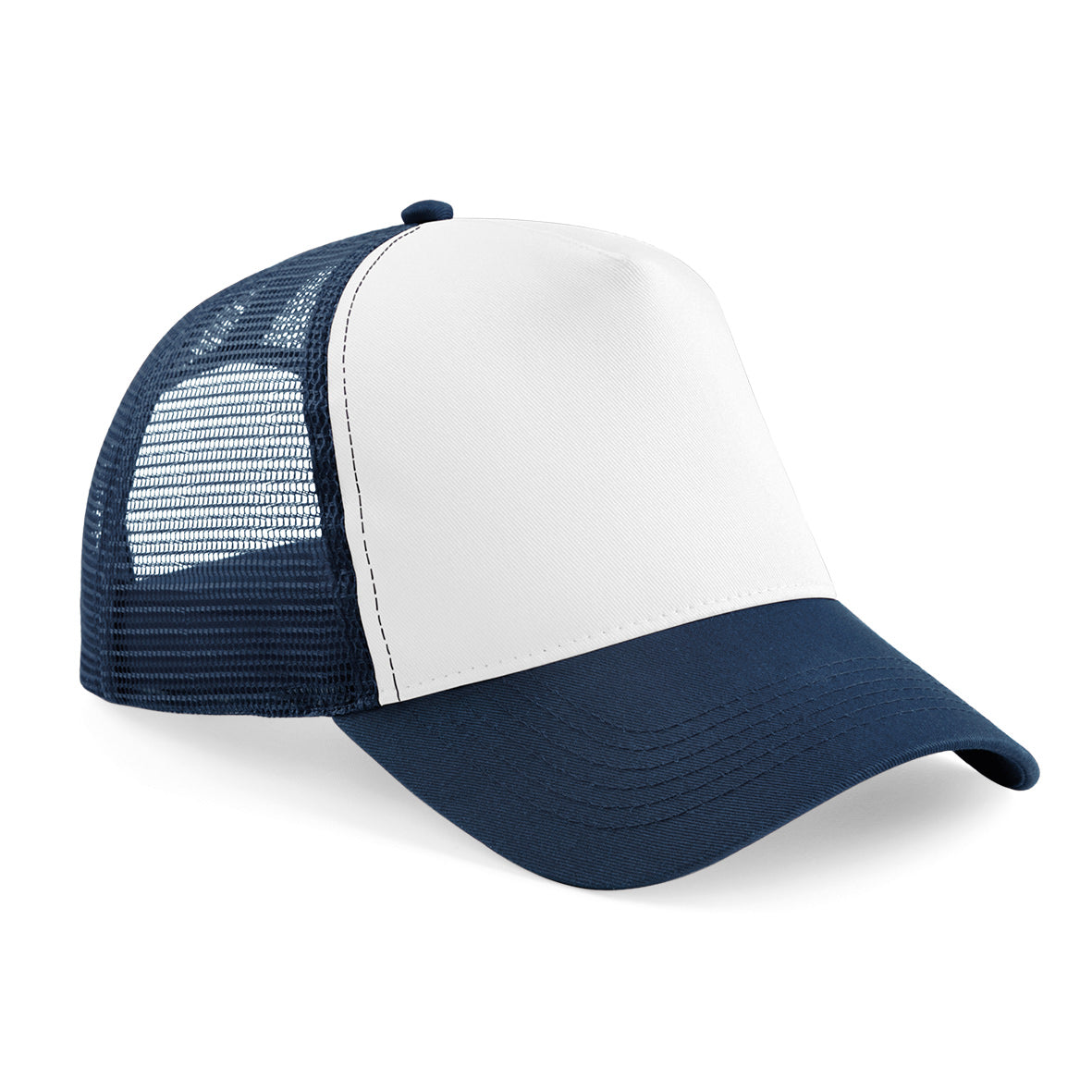 Beechfield Junior Snapback Trucker Hat 5-Panel Retro Style Adjustable Kids Cap
