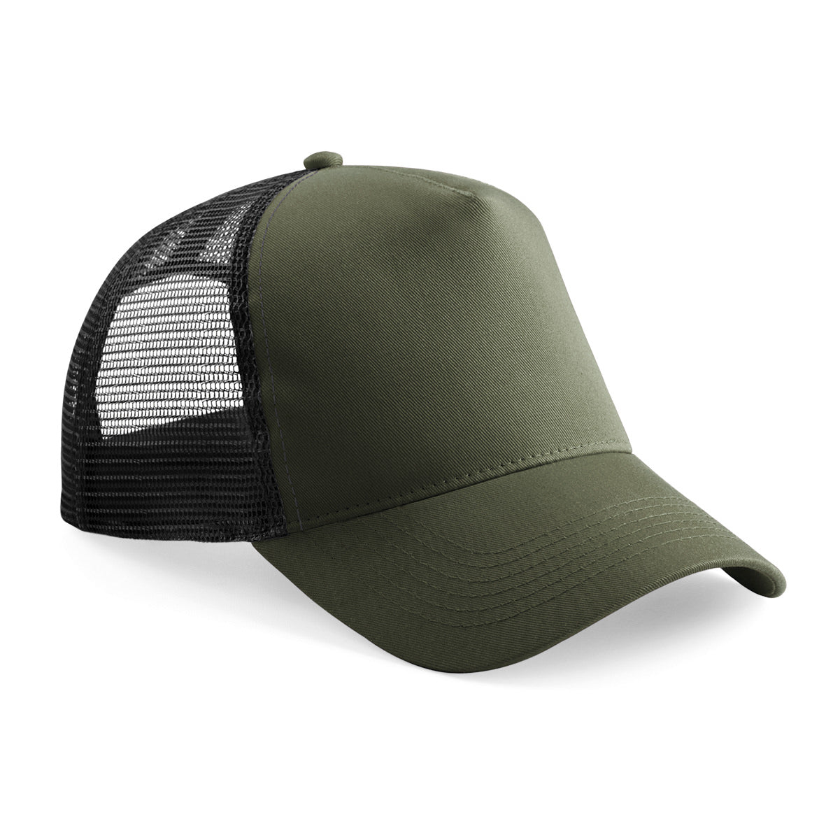 Beechfield Junior Snapback Trucker Hat 5-Panel Retro Style Adjustable Kids Cap