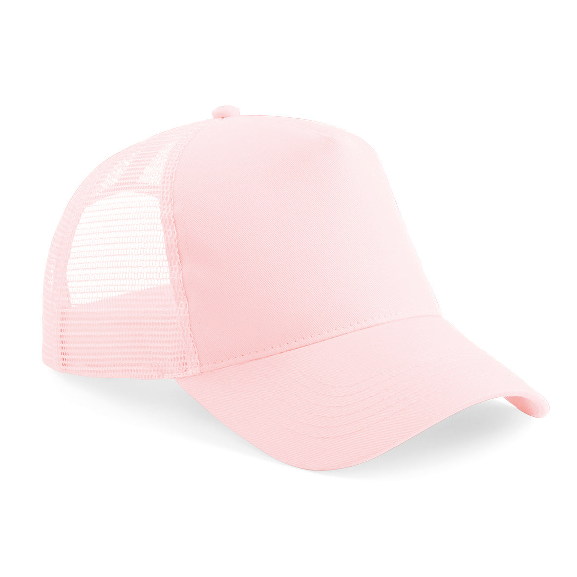 Beechfield Junior Snapback Trucker Hat 5-Panel Retro Style Adjustable Kids Cap
