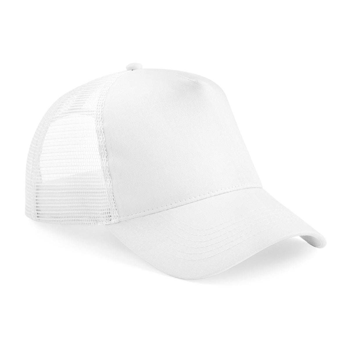 Beechfield Junior Snapback Trucker Hat 5-Panel Retro Style Adjustable Kids Cap