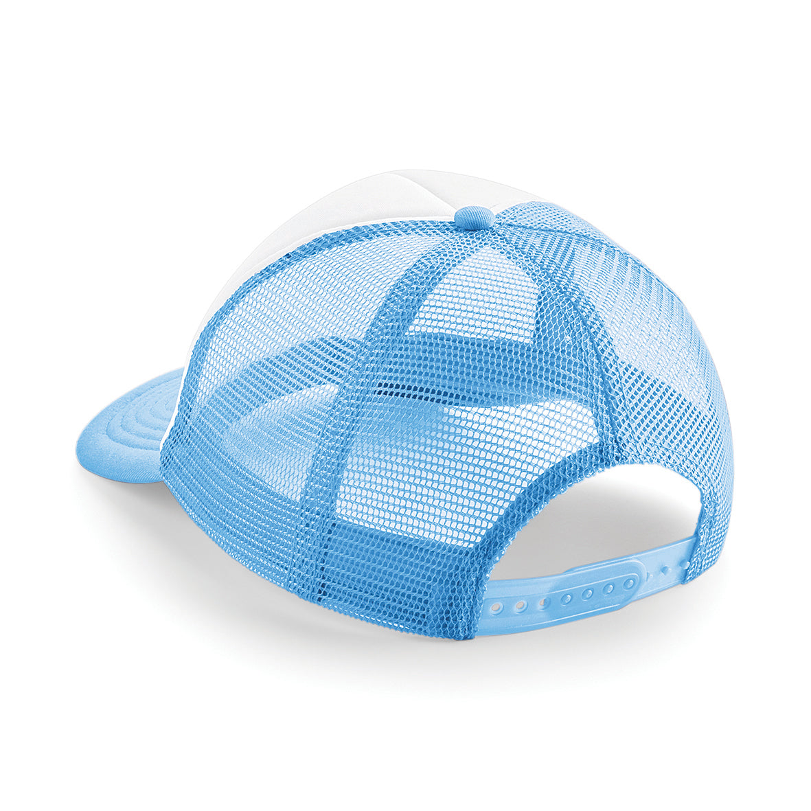 Beechfield Junior Vintage Snapback Trucker Hat Padded Front Panel 5-Panel Design