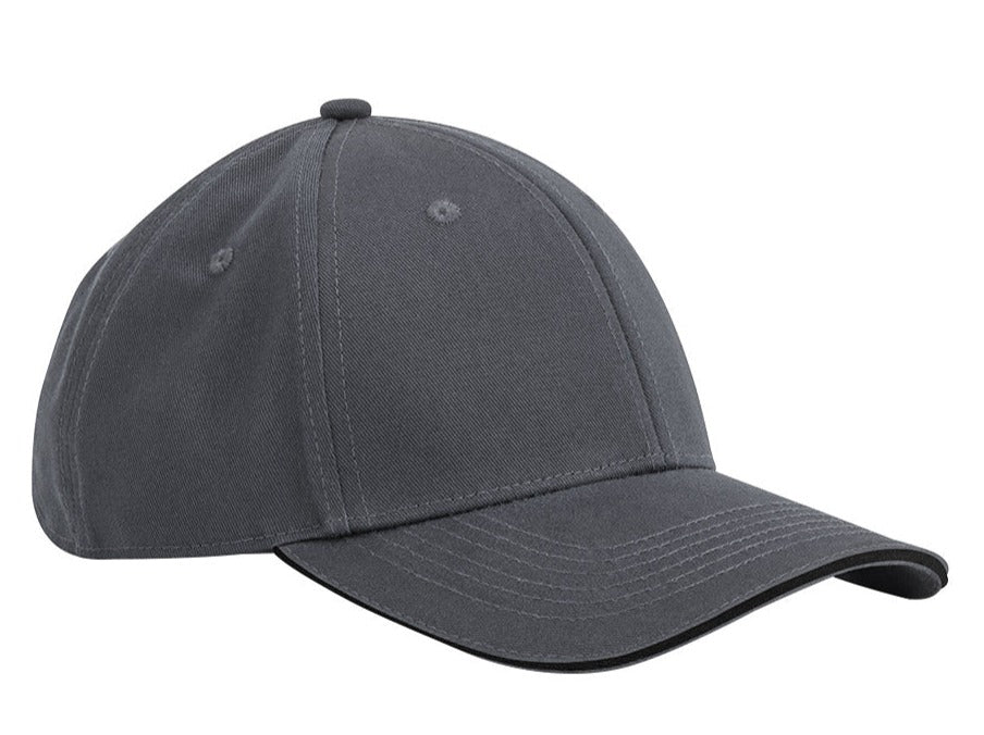 Beechfield Earthaware Classic Organic Cotton 6-Panel Cap with Sandwich Peak